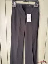 Theory Demitria 4 Traceable Wool Dress Pants, Trousers. Black, Women's Size 00