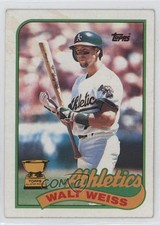 1989 Topps Walt Weiss #316 0m2c