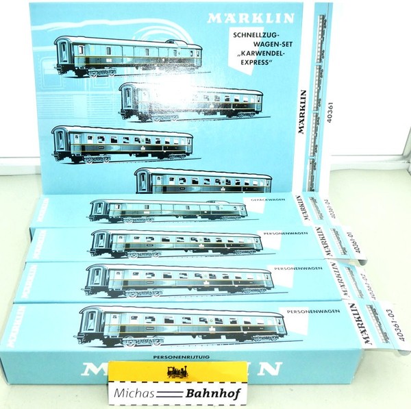 Märklin 40361 Karwendelexpress Schnellzugwagen-Set H0 1:87 OVP #Hi4 µ-image