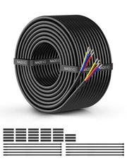 16 Gauge Wire 4 Conductor Wire 16 AWG 4 Core Stranded PVC Cable Tinned Copper...