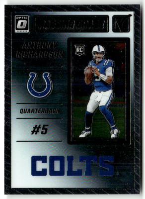 2023 Panini Donruss Optic NFL No. PG-ARI Anthony Richardson Rookie Passing Grade