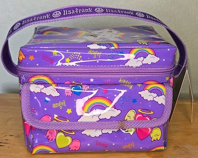 Vintage 90's NOS RARE Lisa Frank CHRISSY ANGEL KITTY Lunch Box