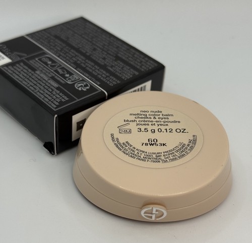 Giorgio Armani Neo Nude Melting Color Balm For Cheeks & Eyes Blush Shadow - 60 - Picture 6 of 7