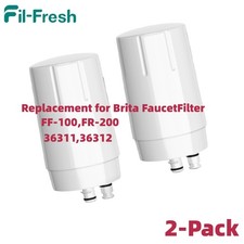 2-PCS FR-200 Faucet Filter for Brita Tap Water Filtration System FF-100 35618 US
