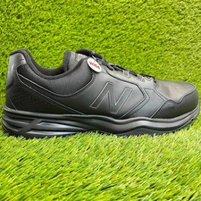 New Balance 411 V1 Mens Size 16EE Triple Black Walking Training Shoes Sneakers