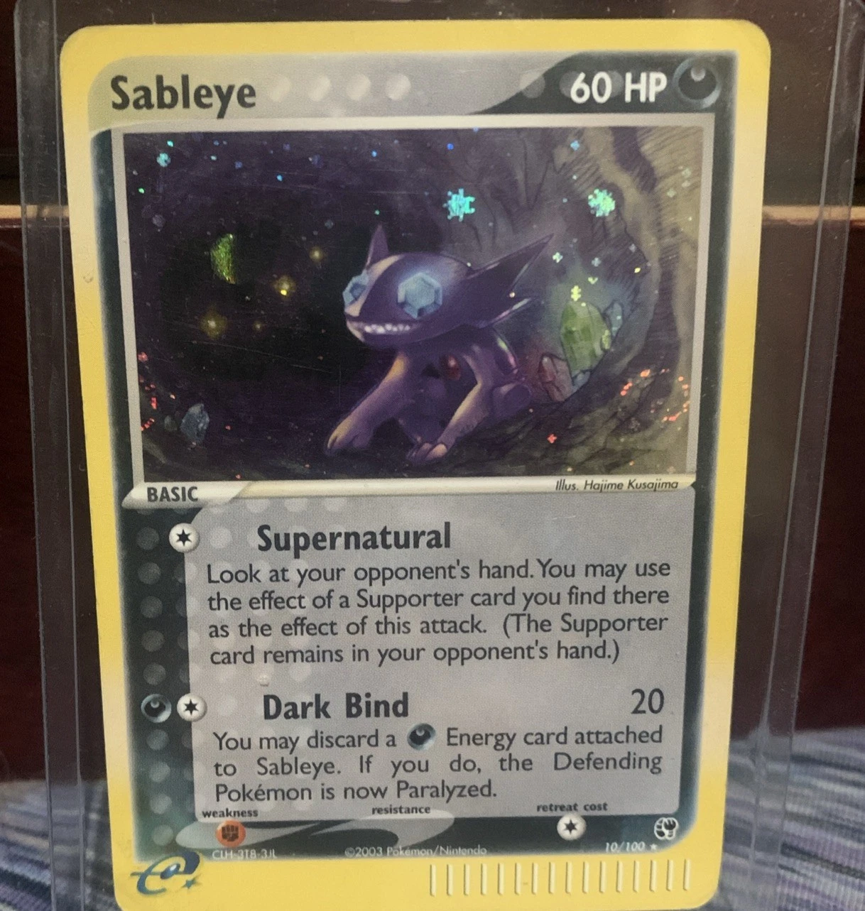 Sableye Holo 2003 EX Sandstorm 10/100 | VLP RARE Pokémon Card