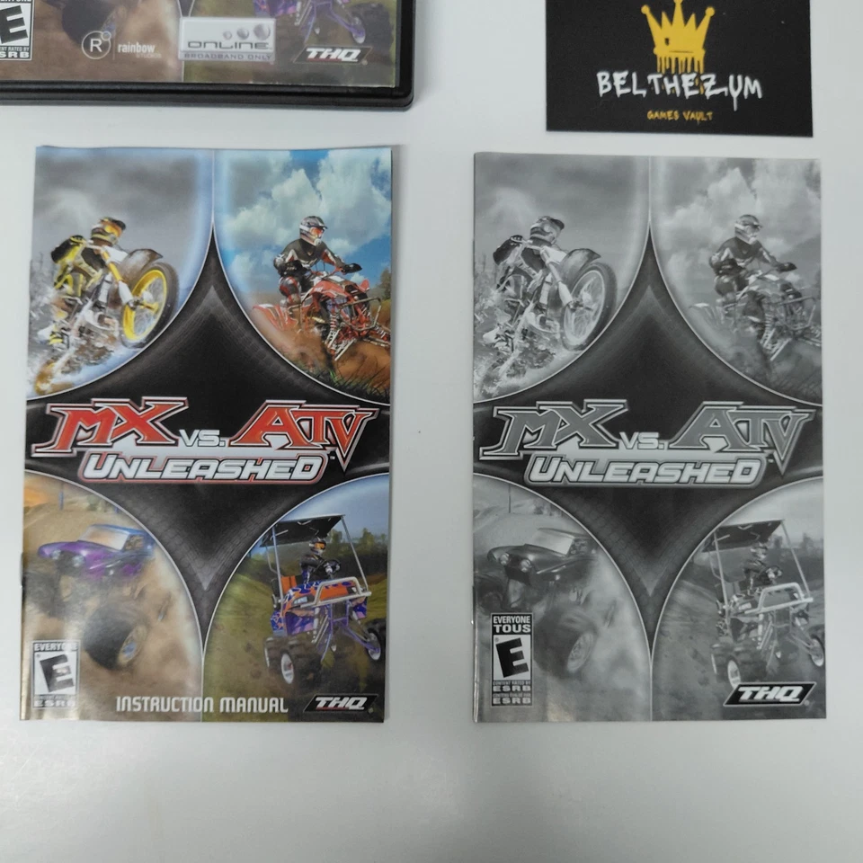 MX vs ATV Unleashed Greatest Hits (Sony PS2 PlayStation 2) Cib EN + FR Manuals - Image 4 of 4