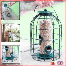 Squirrel Proof Hanging Bird Peanut Fatball Feeder Heavy Duty Garden Wild Birds