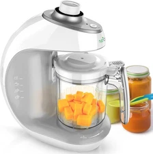 NutriChef 2-in-1 Baby Food Maker Steam Cooker & Puree Blender (Open Box)