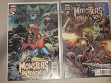 Monsters Unleashed #2 • Greg Land Cover & Art Cullen Bunn (Marvel 2017) 2 Covers
