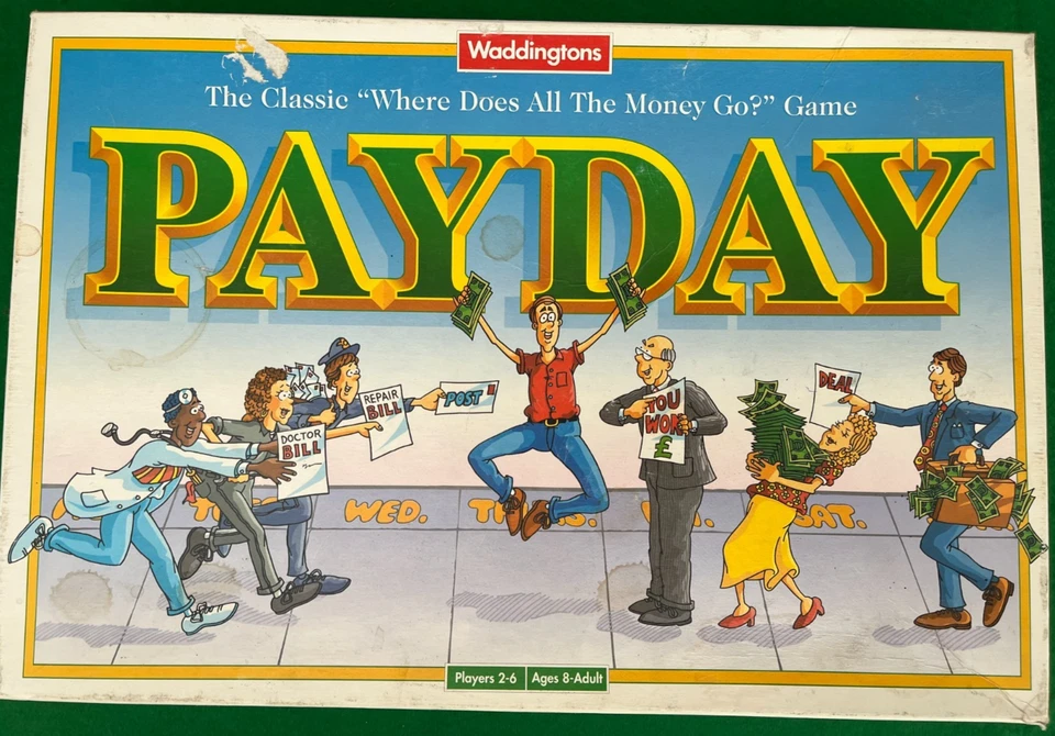 PAYDAY Vintage Board Game 1998 100% COMPLETE - CLASSIC Christmas Family Fun Game - Image 3 of 4
