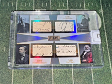 2024 Eternal Cuts Authentic Quad Relic Lenin Stalin Engels Marx Silver 04/50 SSP