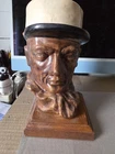 WW2 Military Legionary Plaster Head Bust Foreign Legionary