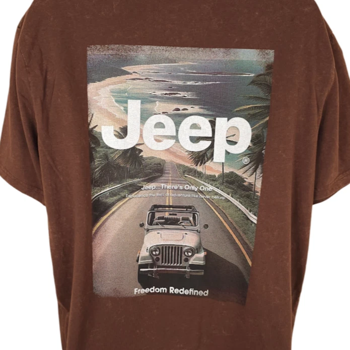 Jeep - Playera Clásico Wagoneer Para Hombre, Color Negro