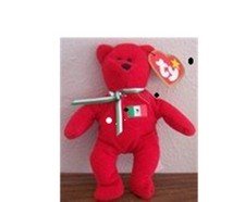 1999 OSITO MEXICAN BEAR TY TEENIE BEANIE BABY - ORIGINAL TAGS