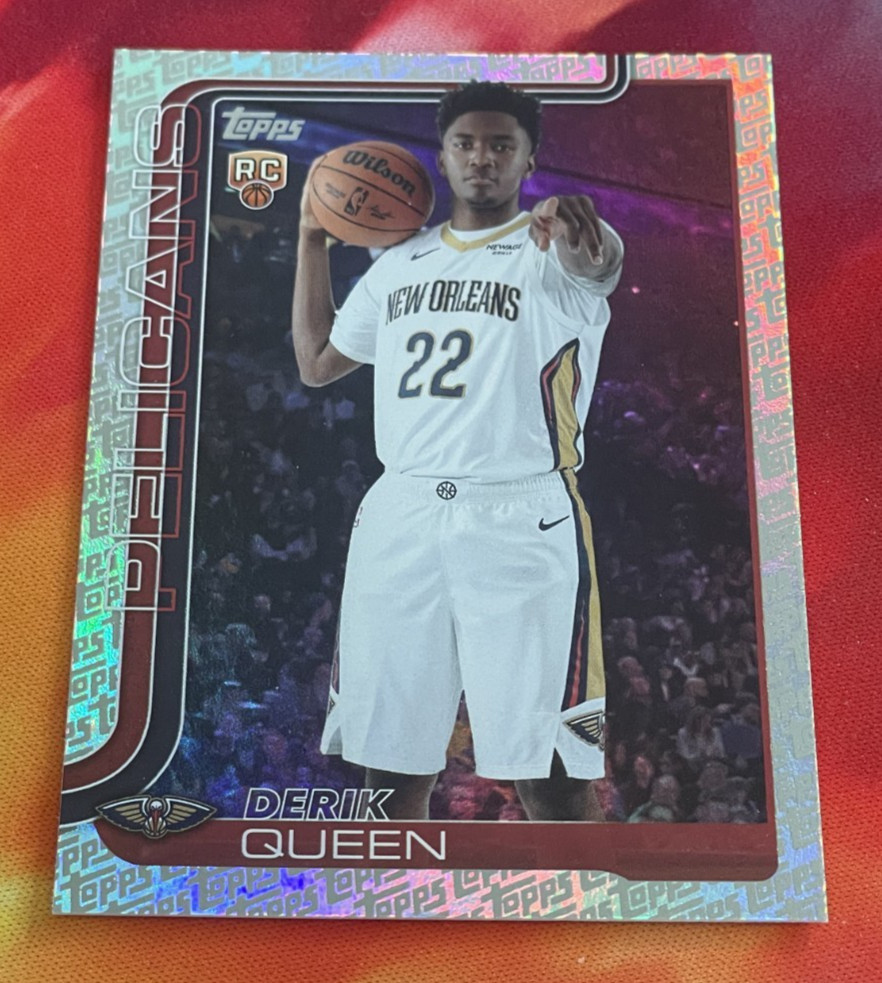 2025-26 Topps - Topps Foil Pattern (Fanatics) - Derik Queen - #213 (RC)
