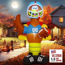  6 FT Thanksgiving lnflatable Turkey Outdoor Decorations Blow Up Yarda Turkey 