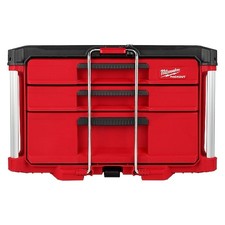 Milwaukee Tool 48-22-8447 Packout Multi-Depth 3-Drawer Tool Box, Polypropylene,