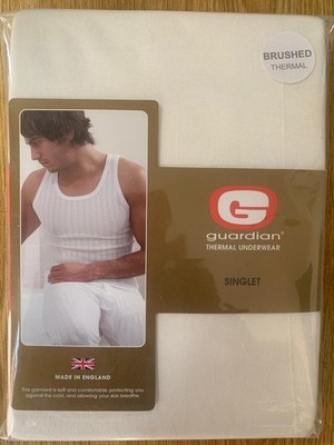 Neu Herren Guardian  Gebürstet Thermo Unterwäsche Qualität Basisschicht Größen S-4XL