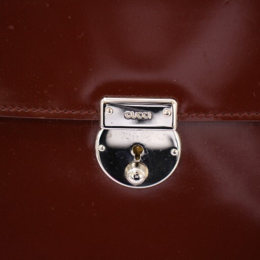 Gucci Second Bag Clutch Document Case Patent Leat… - image 7