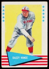 Dazzy Vance 1961 Fleer Baseball Greats (F418-3) #81 Cincinnati Reds