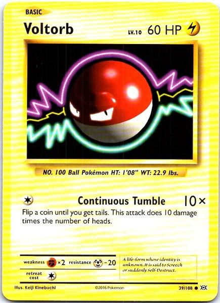 Pokemon #39/108 Voltorb