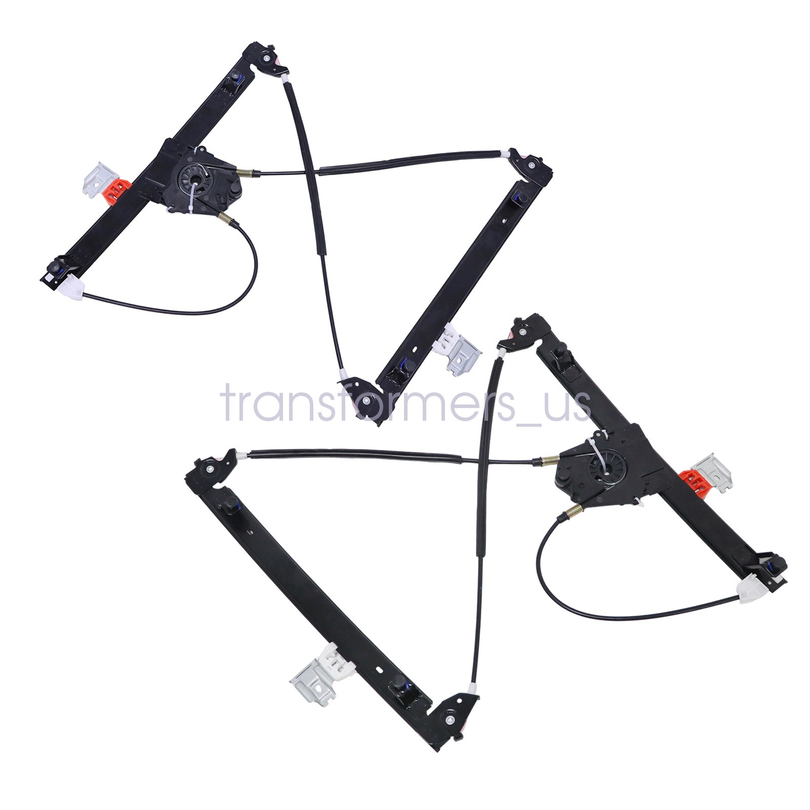 Rear LH&RH For 03-13 Maserati Quattroporte M139 Door Window Regulator W/o Motor