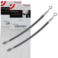2X Brembo BremsschlÄUche Vorne Beidseitig Passend FÜR Hyundai I10 KIA Picanto