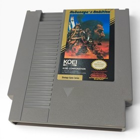 Nobunaga&rsquo;s Ambition &ndash; 1989 Vintage Nintendo NES Game CIB Complete Authentic Cart