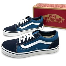 Vans Old Skool Navy White Youth 5 Junior Unisex Shoes Sneakers VN000D2VNVY New
