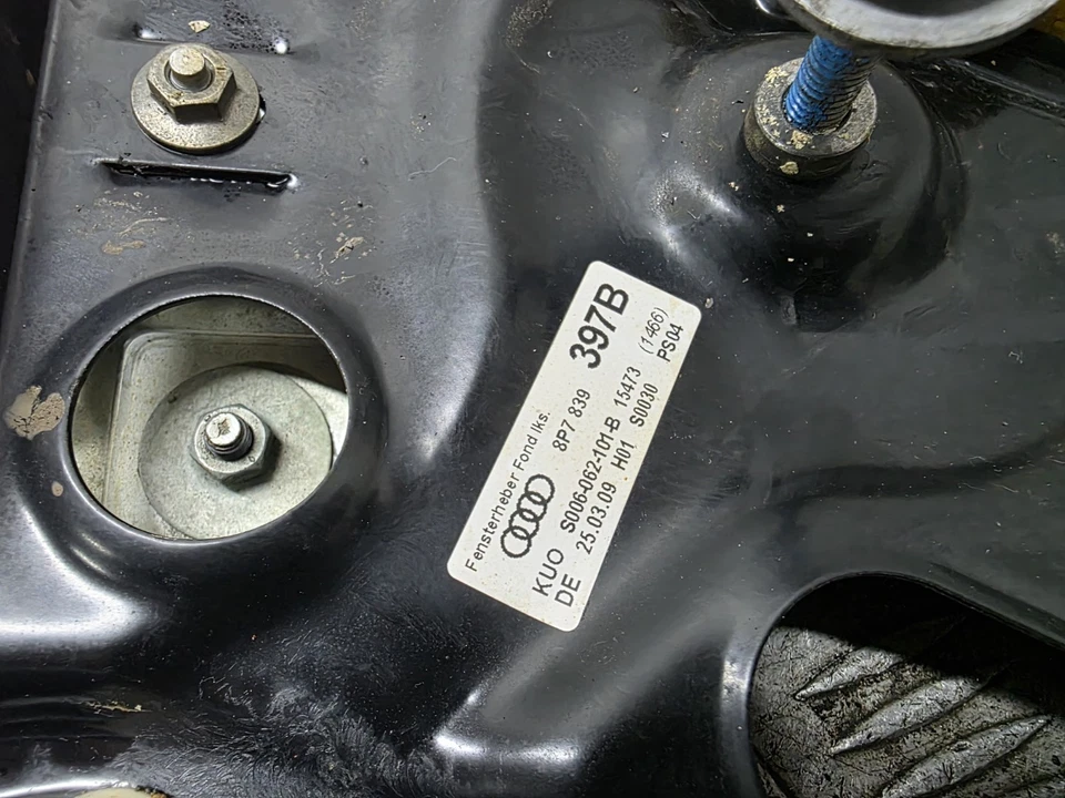 Audi A3 Mk2 Tdi 2dr Conv 2008-2009 Window Regulator Electric (n/s/r) 8P7839397B - Image 3 of 4