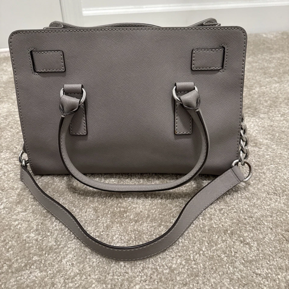 Cartera/bolso de hombro Michael Kors Hamilton East West de cuero Saffiano-Duna oscura Foto 2 de 4