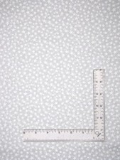 Patriotic Stars Independence Day Fabric By The Yard Star White on White Cotton