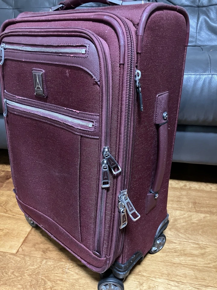 Travelpro Platinum Elite 21 inch Carry-on Expandable Spinner Luggage -Bordeaux - Image 4 of 4