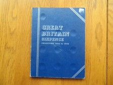 Empty Great Britain Whitman Folder 9689 Sixpence Collection 1902 to 1936
