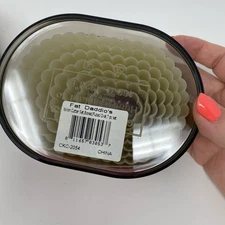 Fluted oval Pastry cookie nylon cutter set Fat Daddio