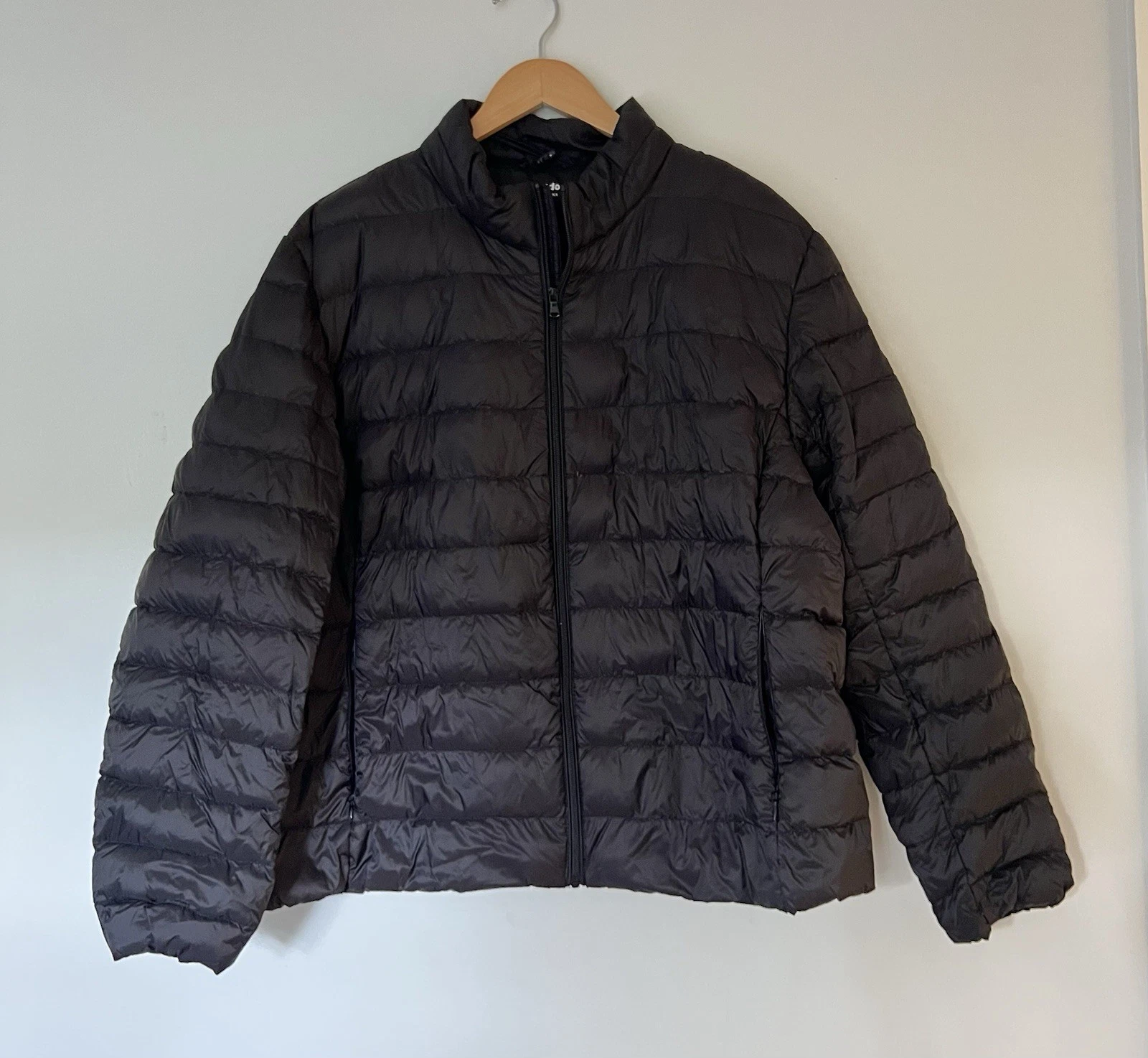 Wantdo Men's Winter Puffer Jacket Hooded Lightweight Winter Coat Packable 3XL