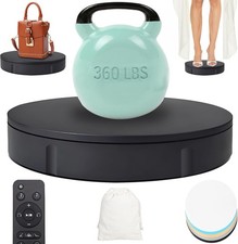 Rotating Display Stand 350Lbs Capacity, 360 Degree Rotating Turntable 12 Inch, T