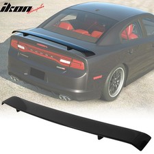 Fits 11-23 Dodge Charger Srt8 Gloss Black Rear Trunk Spoiler Wing Tail Lip Abs
