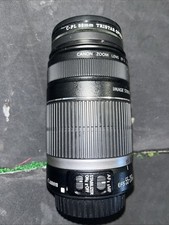 Canon Zoom Lens EF-S 55-250mm 1:4-5.6 IS w/Caps - Tested