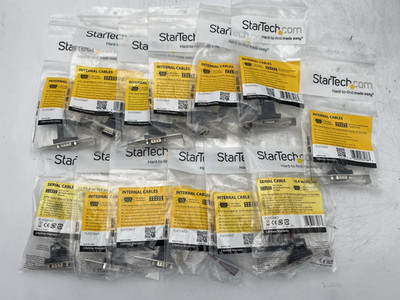 Lot of 13 StarTech PLATE9MLP 9 Pin Serial Male to 10 Pin Motherboard Header