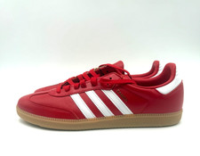 Adidas Men's Size 4 Samba OG Better Scarlet White JR0881 NEW