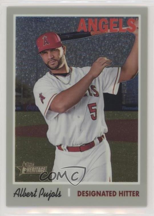 2019 Topps Heritage Chrome /999 Albert Pujols #THC-422
