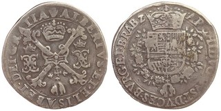 Spanish Netherlands  1/4 Patagon ND (1612 1620) Albert and Isabella