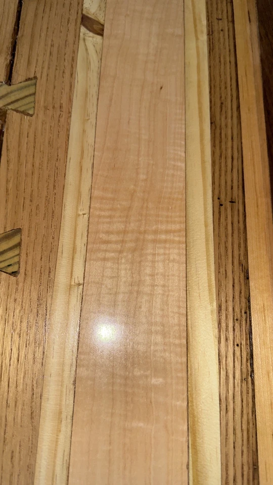 Hand Made Coffee Table with Live Edge In Natural Wood - Image 4 of 4