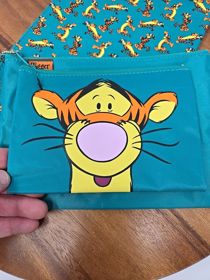 Three New Turquoise Tigger Makeup Bags - Image 4 of 4