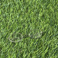 Vintage Round Metal Wire Eyeglass Frame Adult Bifocal Lenses Retro