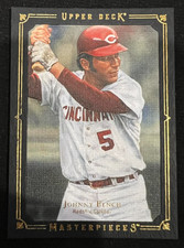 JOHNNY BENCH 2008 UD Upper Deck Masterpieces Black Framed #98 MLB HOF Reds