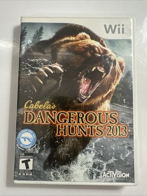 Cabela's Dangerous Hunts 2013 (Nintendo Wii, 2013) Complete CIB - Tested