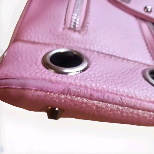 Cartera Western Rosa Perla Moto Chaqueta Bolsos Delanteros Bolso Abrigo Motociclista - Imagen 2 de 17
